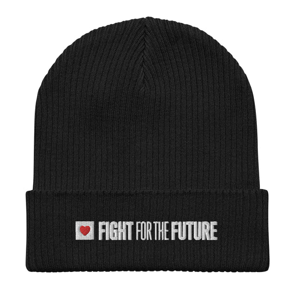 FFTF organic ribbed beanie