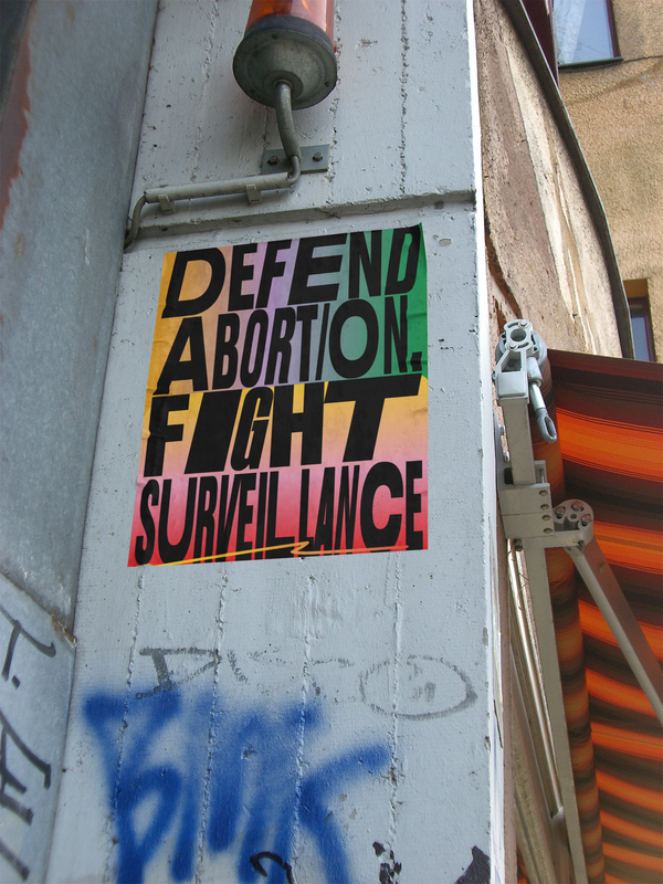 Defend Abortion Fight Surveillance Poster
